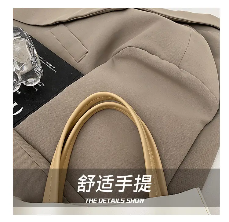 White Leather Shoulder Bag for Girls 2025 Spring — feature 7