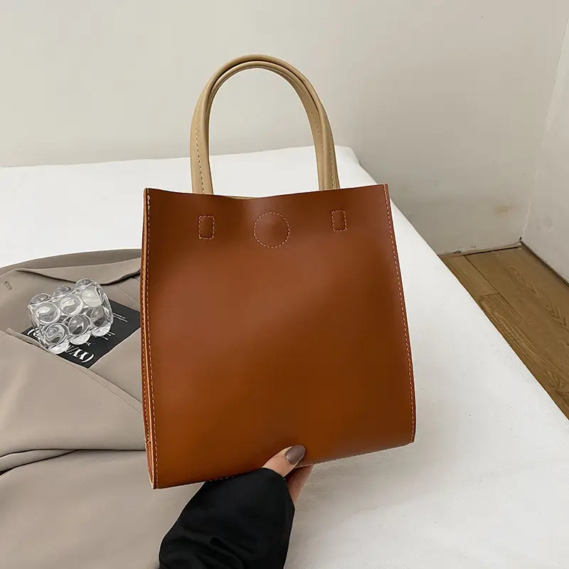 White Leather Shoulder Bag for Girls 2025 Spring - Image 3