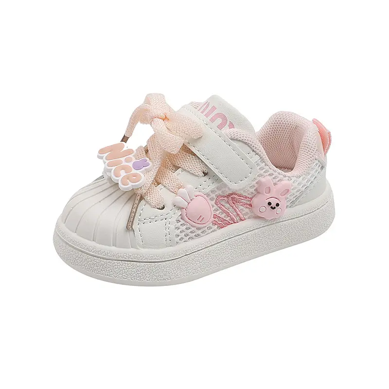 Baby Shoes White Mesh Single Breathable Toddler - Image 7