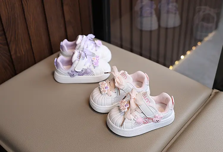 Baby Shoes White Mesh Single Breathable Toddler — feature 1