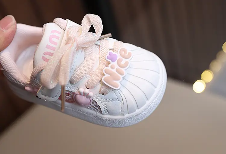 Baby Shoes White Mesh Single Breathable Toddler — feature 9