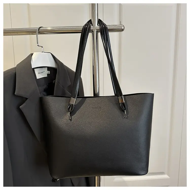 2025 Women's Leather Shoulder Tote Bag Brown Large Capacity — feature 15