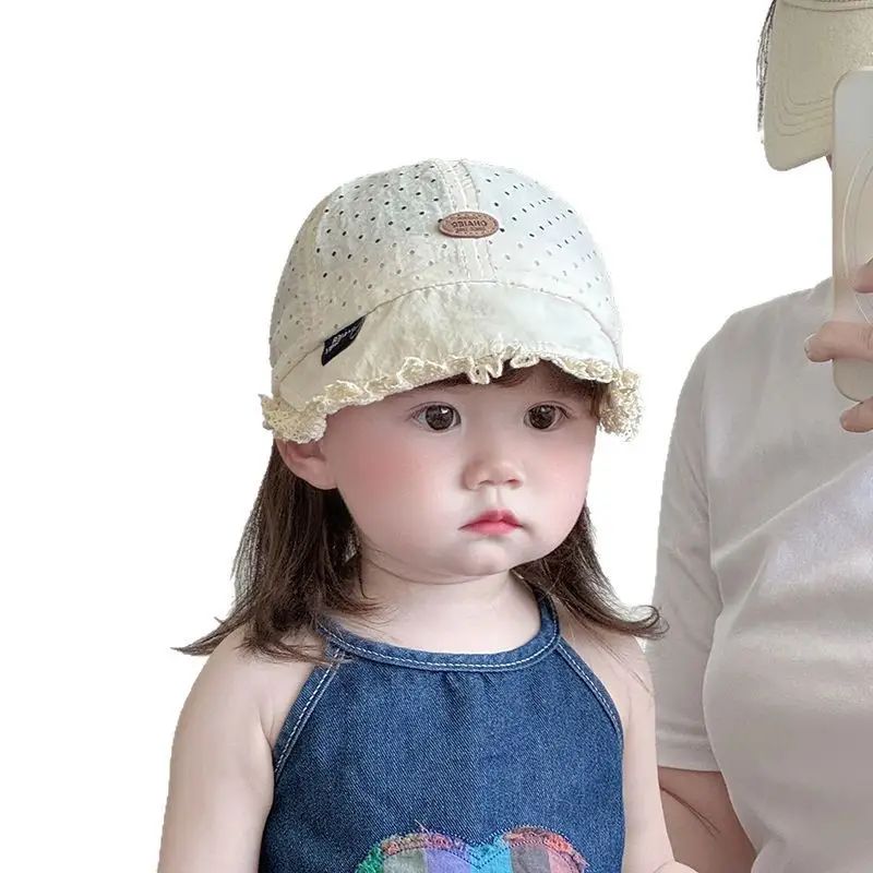 Baby's Lace Sun Hat for Girls Spring Summer - Image 7