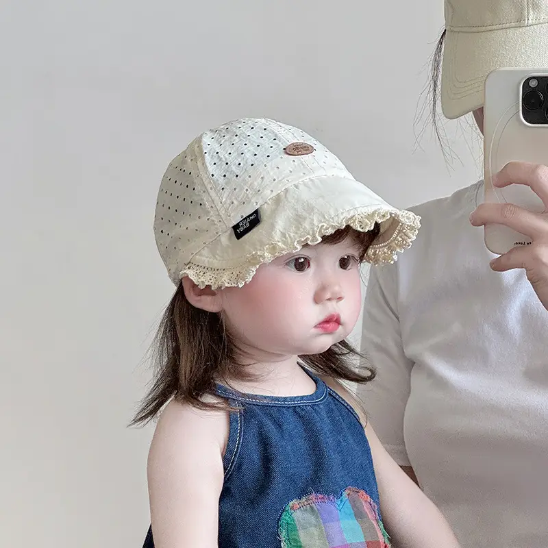 Baby's Lace Sun Hat for Girls Spring Summer — feature 1