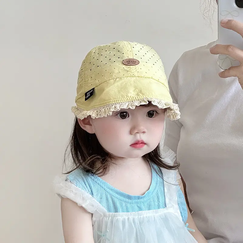 Baby's Lace Sun Hat for Girls Spring Summer — feature 14