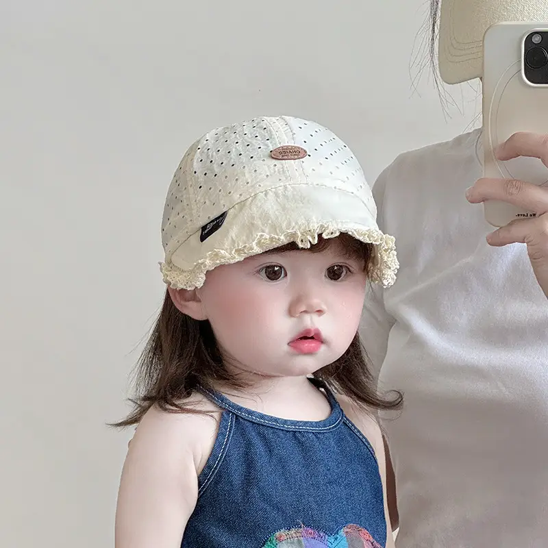 Baby's Lace Sun Hat for Girls Spring Summer — feature 2