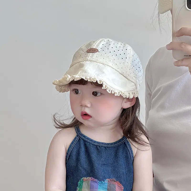Baby's Lace Sun Hat for Girls Spring Summer — feature 3