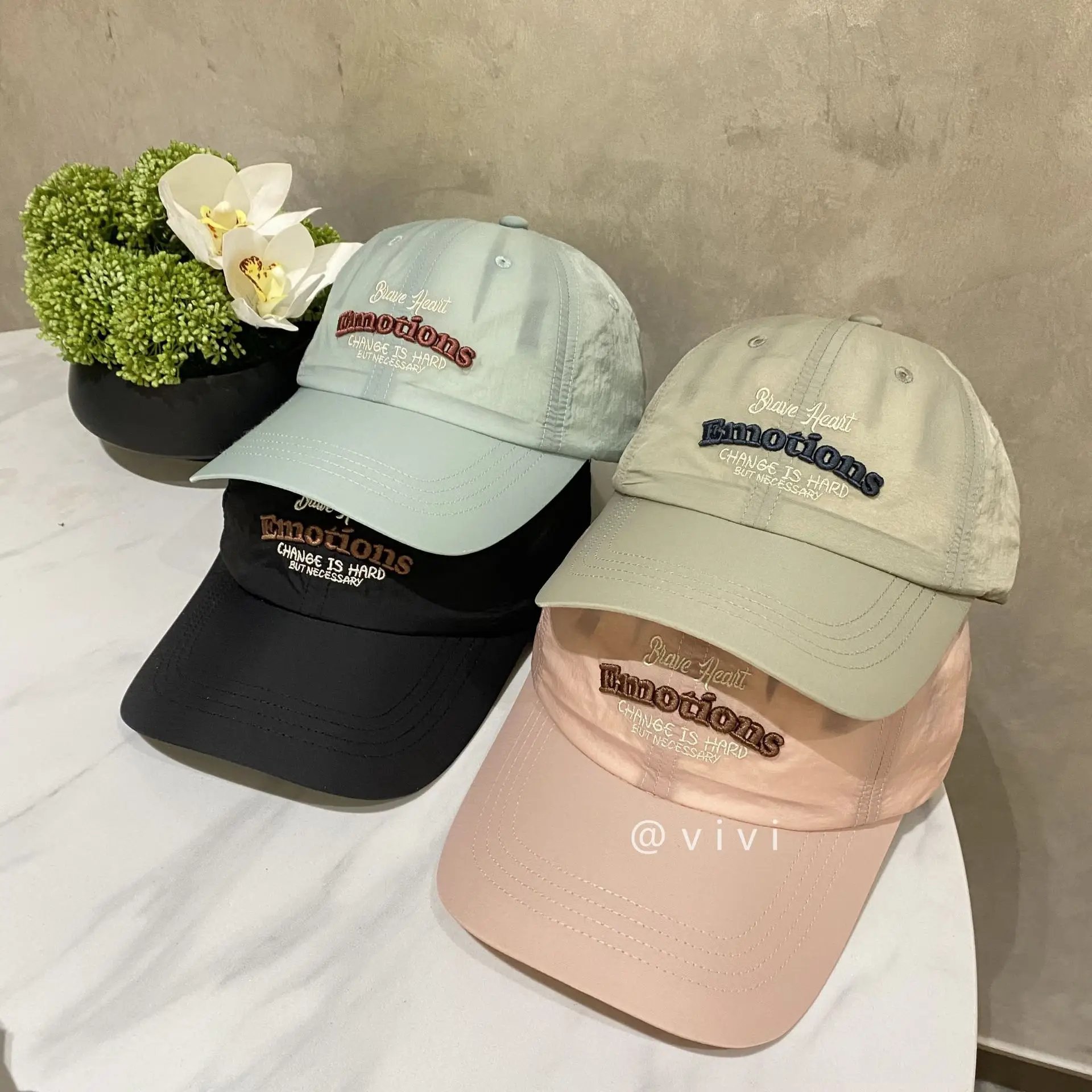 Women's Black Embroidered Baseball Cap "Be Your Best Friend"