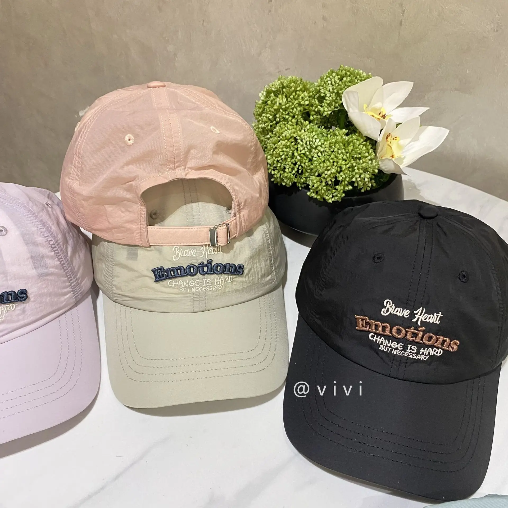 Women's Black Embroidered Baseball Cap "Be Your Best Friend"