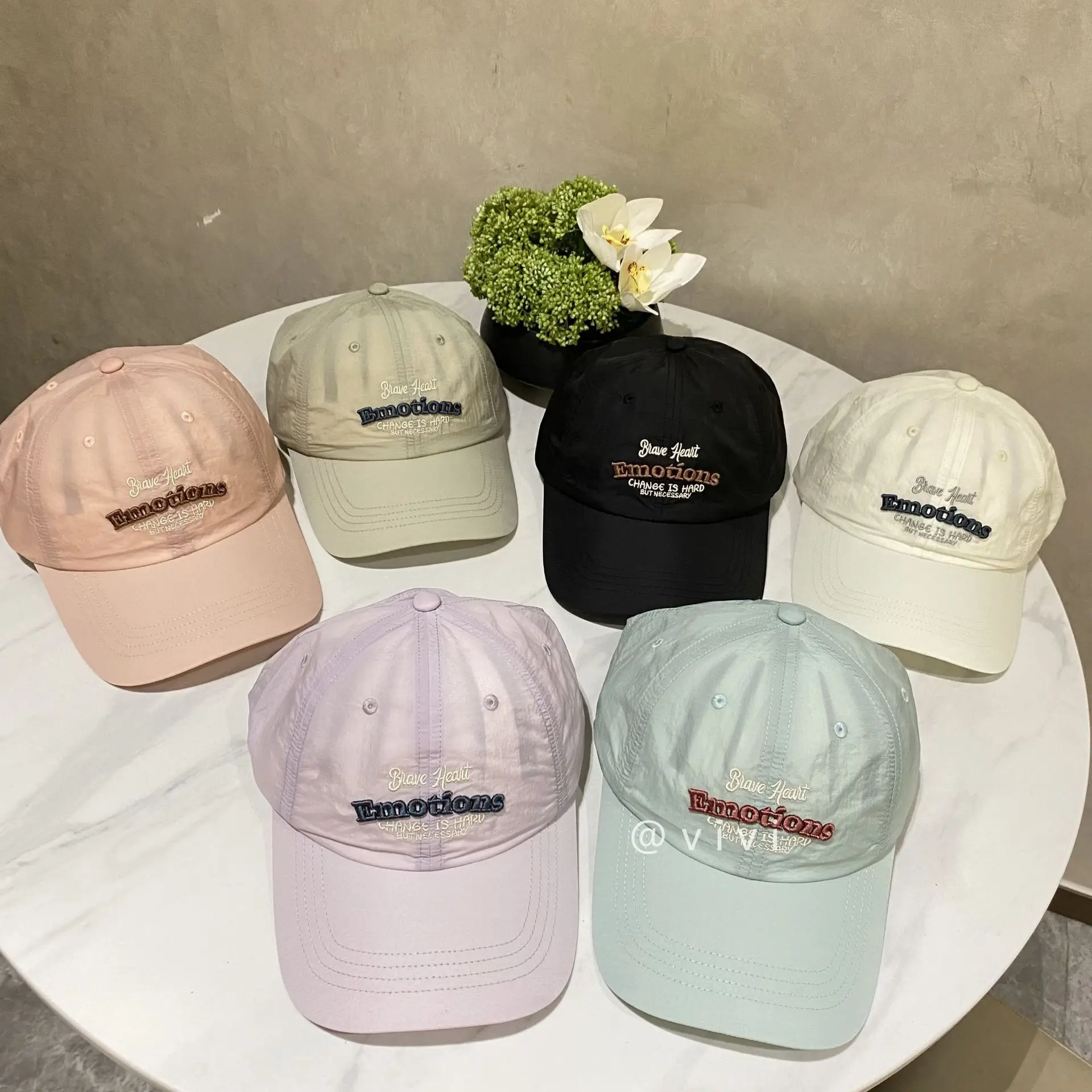 Women's Black Embroidered Baseball Cap "Be Your Best Friend"