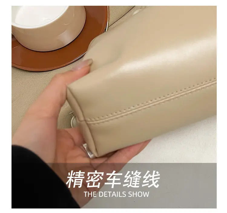 Pink Pearl Handle Shoulder Bag for Women — feature 7