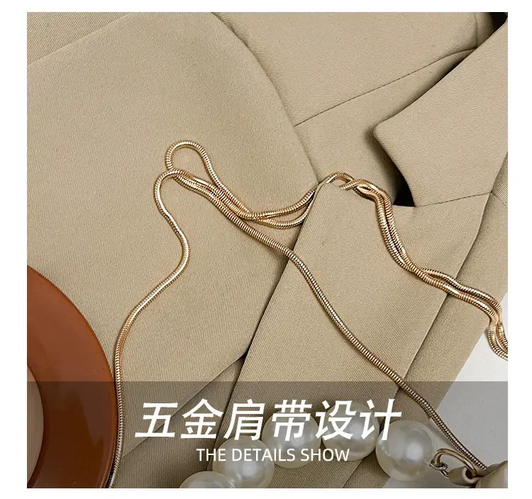 Pink Pearl Handle Shoulder Bag for Women — feature 8