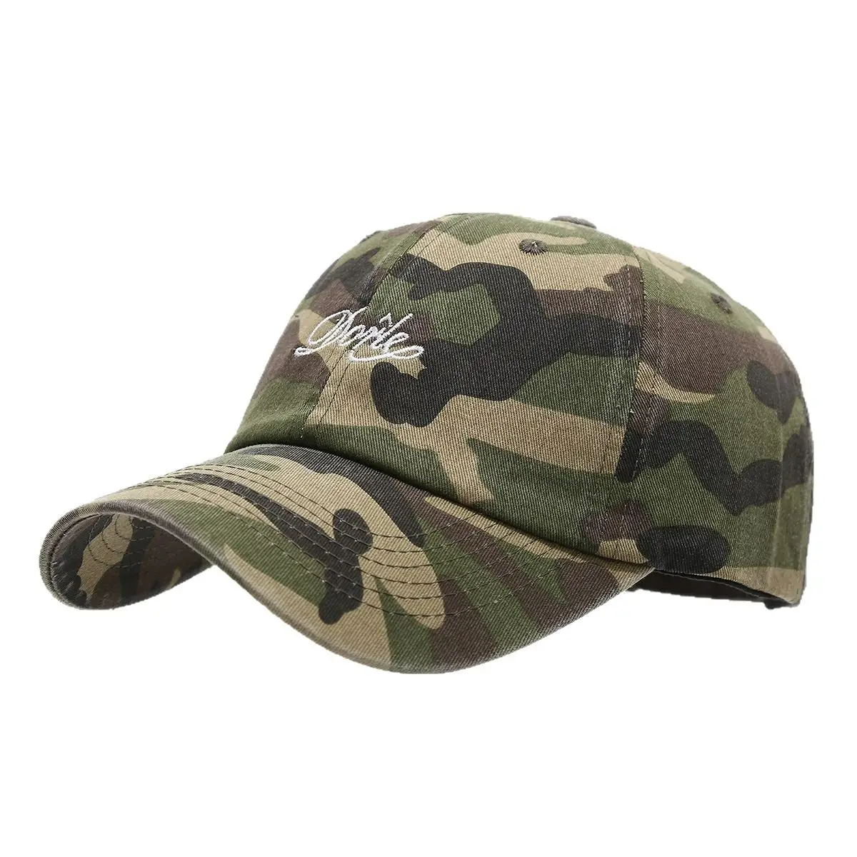American Camouflage Baseball Caps Women's Washed Old Soft Top Breathable Sun Protection Cap Men's Tooling Vintage Sun Hat - Image 8