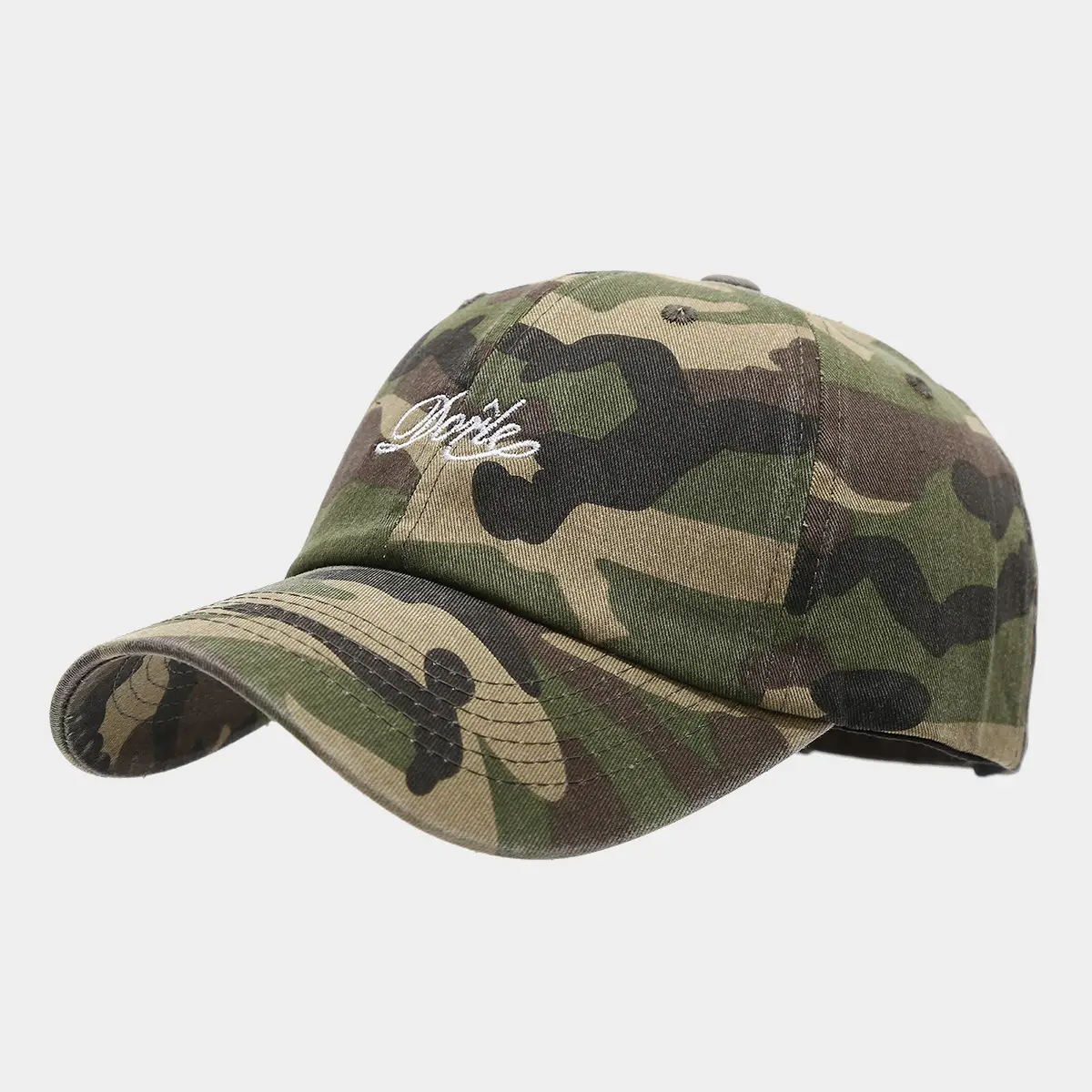 American Camouflage Baseball Caps Women's Washed Old Soft Top Breathable Sun Protection Cap Men's Tooling Vintage Sun Hat — feature 5
