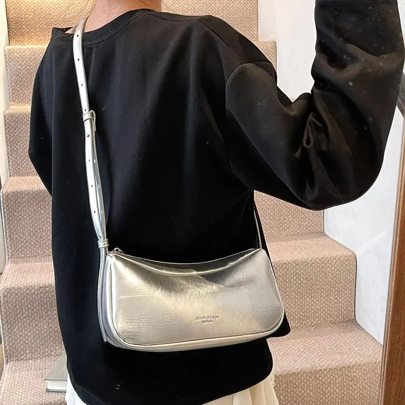 Women Shoulder Bag Tan Leather Commuter Bag 2025 Spring - Image 6
