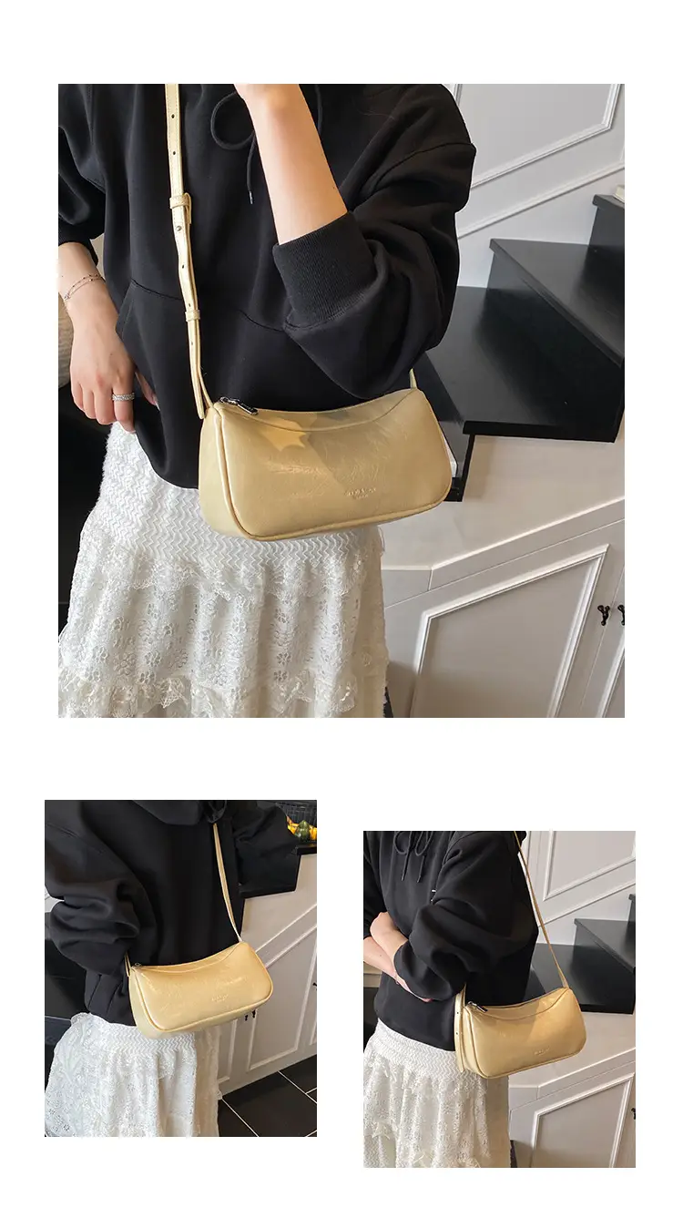 Women Shoulder Bag Tan Leather Commuter Bag 2025 Spring — feature 6