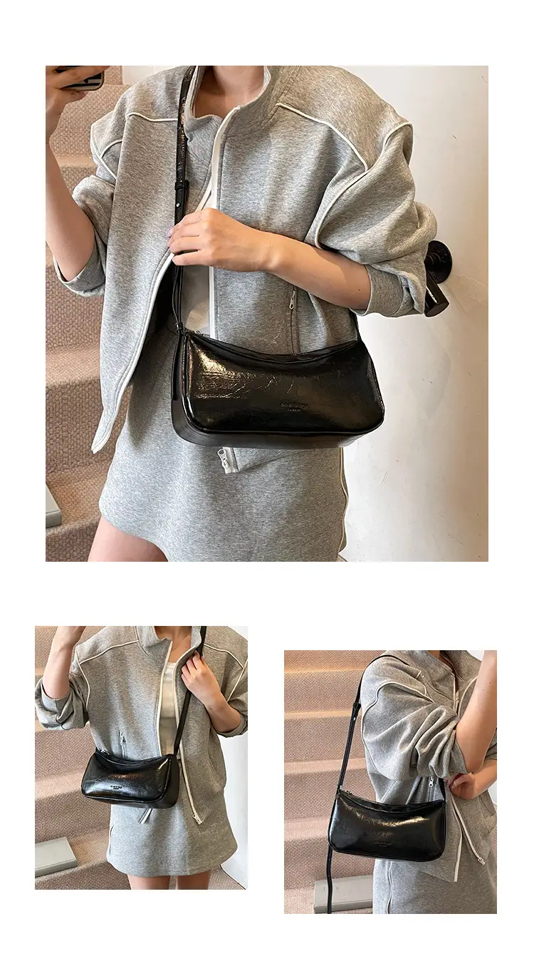 Women Shoulder Bag Tan Leather Commuter Bag 2025 Spring — feature 8