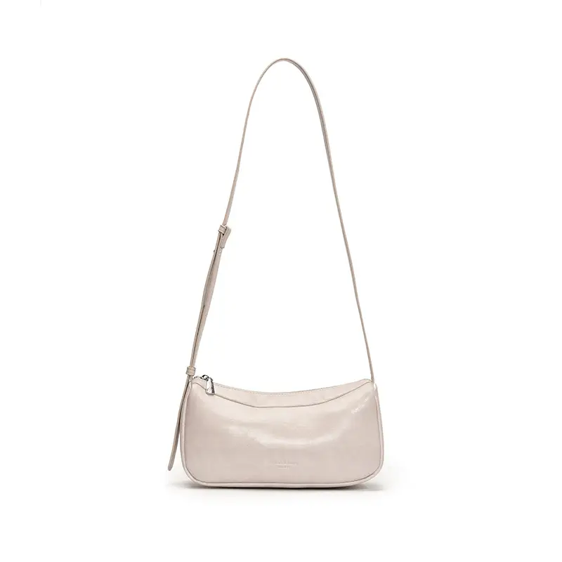 Women Shoulder Bag Tan Leather Commuter Bag 2025 Spring - Image 2