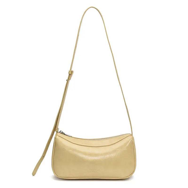 Women Shoulder Bag Tan Leather Commuter Bag 2025 Spring - Image 4