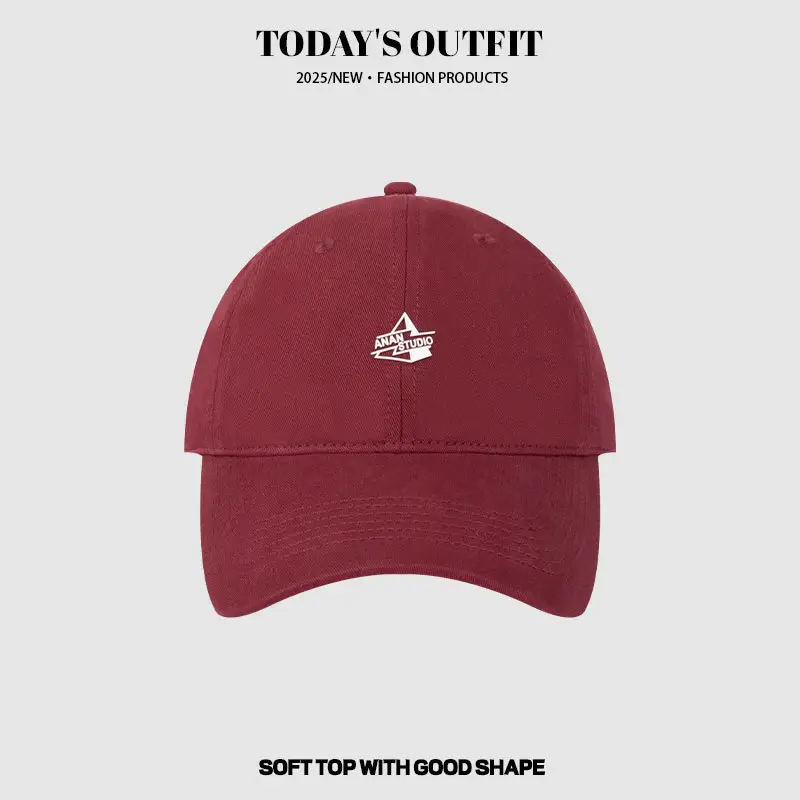Pink Baseball Cap with Logo for Women Spring Autumn Wear - Image 4