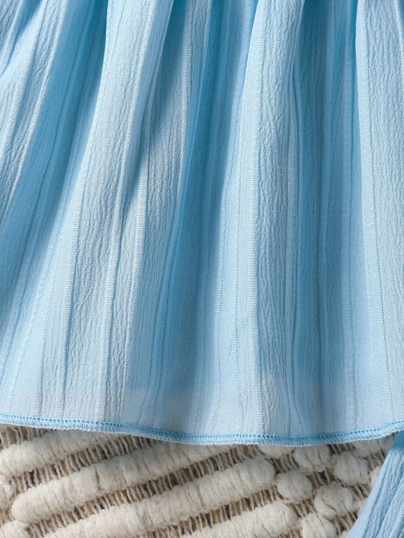 Girls' Blue Floral 2-Piece Suit with Shorts — feature 20