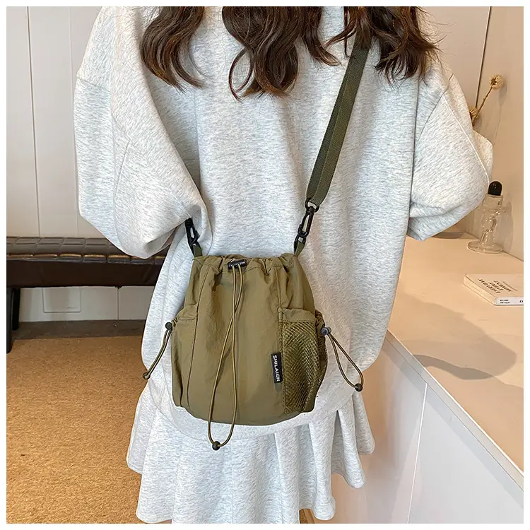 Black Nylon Crossbody Bag for Women Large Capacity Casual Shoulder — feature 26