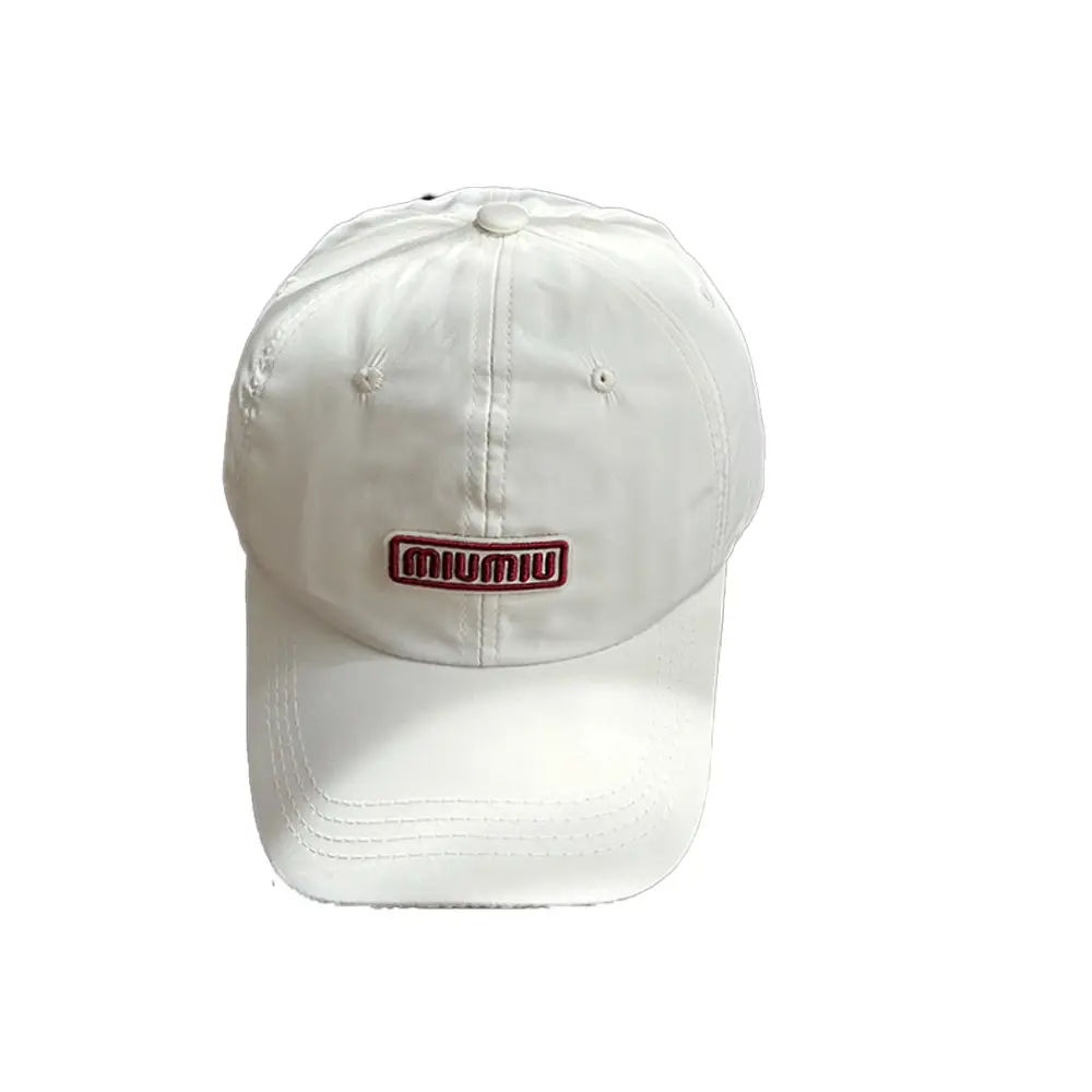 Beige Embroidered Baseball Cap for Boys Girls Outdoor Sports - Image 16