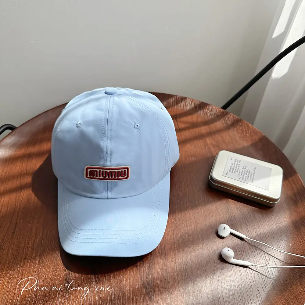 Beige Embroidered Baseball Cap for Boys Girls Outdoor Sports - Image 10