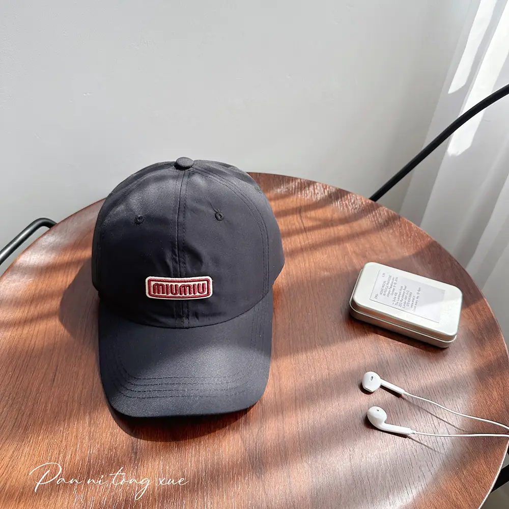 Beige Embroidered Baseball Cap for Boys Girls Outdoor Sports - Image 5