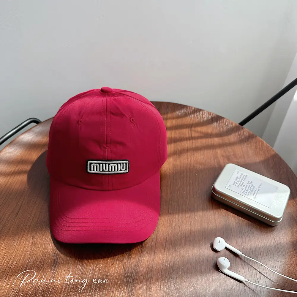 Beige Embroidered Baseball Cap for Boys Girls Outdoor Sports - Image 6