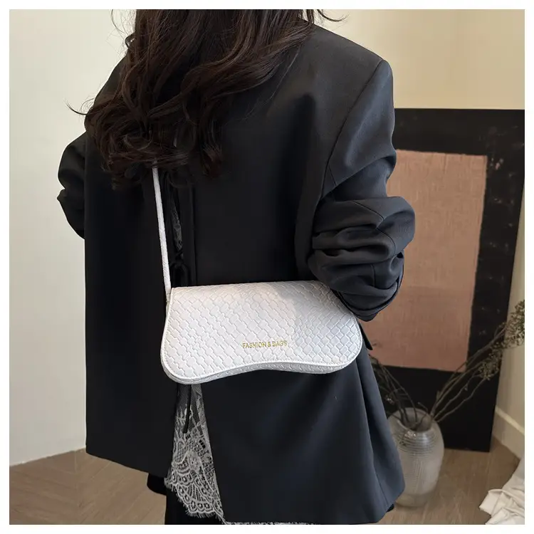 2025 Square Bag with Textured Leather Strap — feature 10