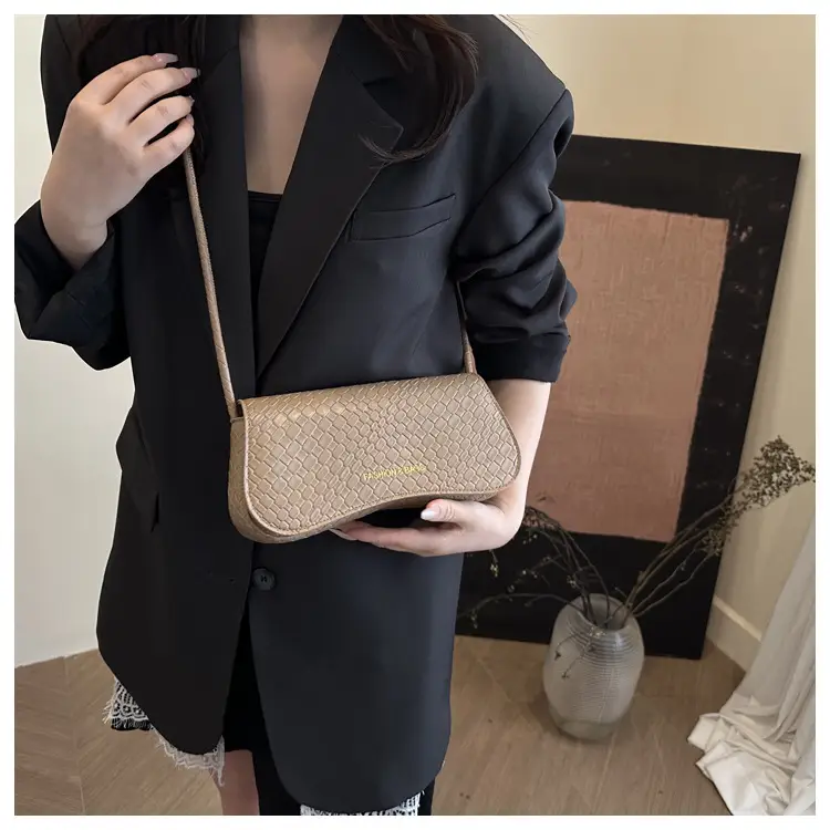 2025 Square Bag with Textured Leather Strap — feature 11