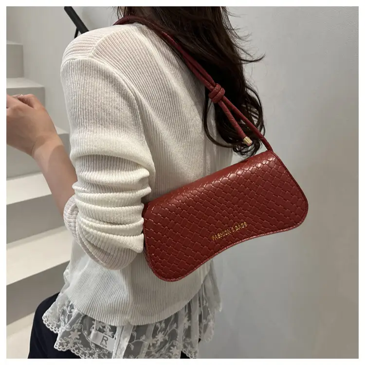 2025 Square Bag with Textured Leather Strap — feature 13
