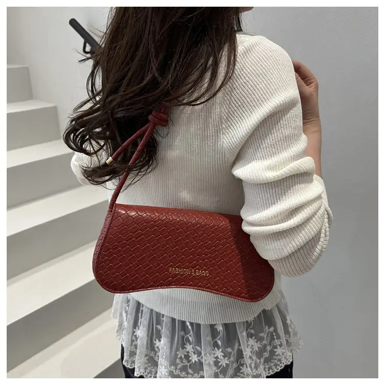 2025 Square Bag with Textured Leather Strap — feature 14