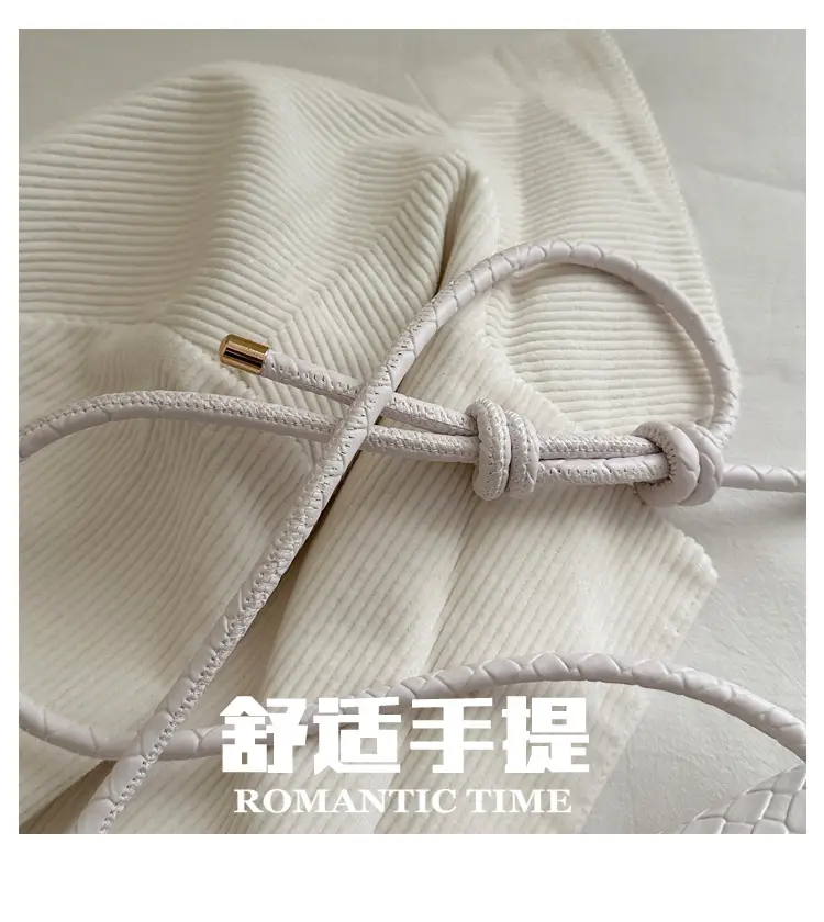 2025 Square Bag with Textured Leather Strap — feature 3