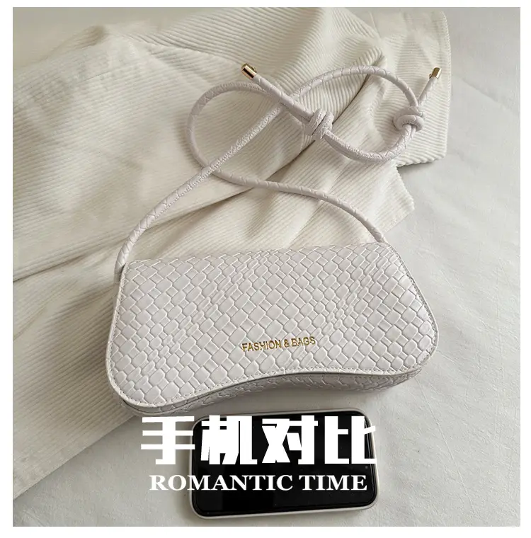2025 Square Bag with Textured Leather Strap — feature 6