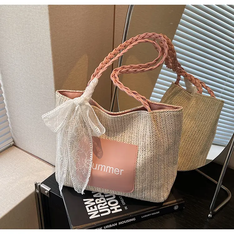 Women Cross-Brown Straw Bag Large Capacity 2025 — feature 10