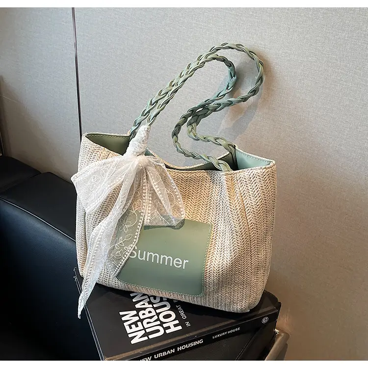 Women Cross-Brown Straw Bag Large Capacity 2025 — feature 16