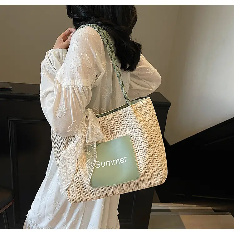 Women Cross-Brown Straw Bag Large Capacity 2025 — feature 20