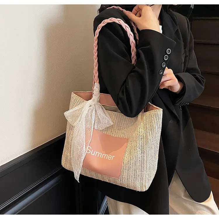 Women Cross-Brown Straw Bag Large Capacity 2025 — feature 24