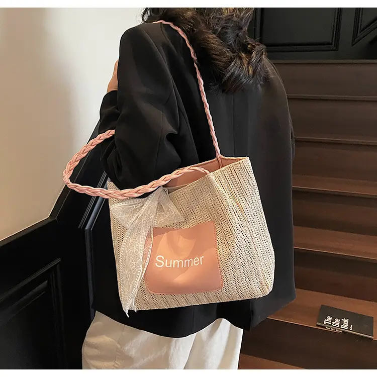 Women Cross-Brown Straw Bag Large Capacity 2025 — feature 25