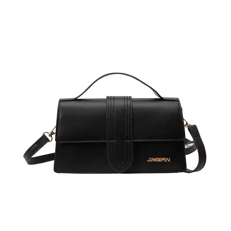 Women's 2025 Spring Letter Square Bags Pink White Black - Image 8