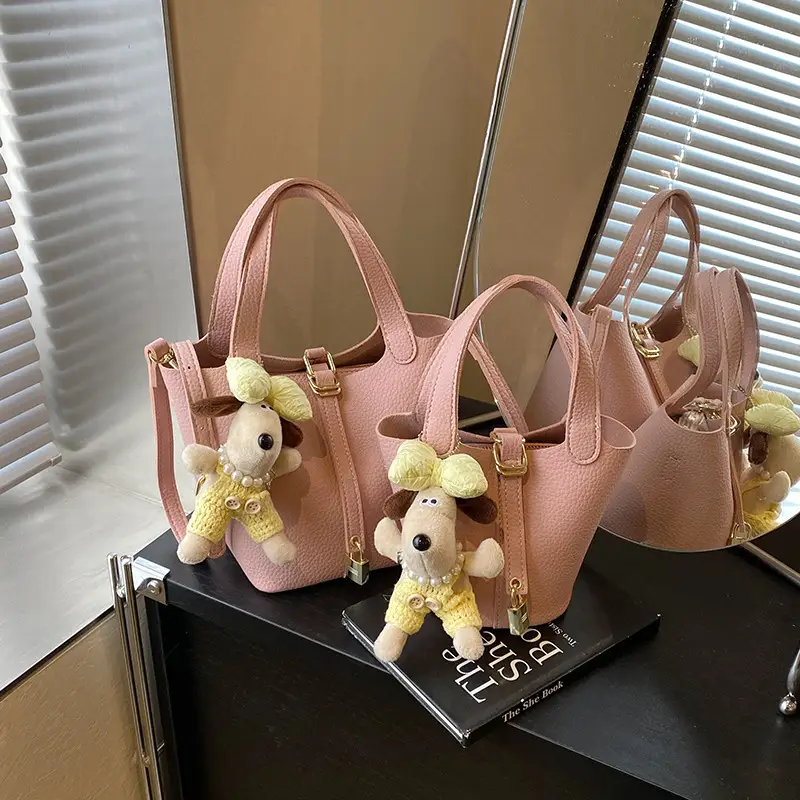 Women's Pink Teddy Bear Crossbody Bag 2025 - Image 21