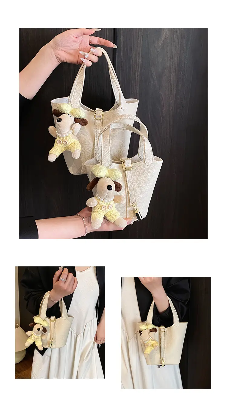 Women's Pink Teddy Bear Crossbody Bag 2025 — feature 10