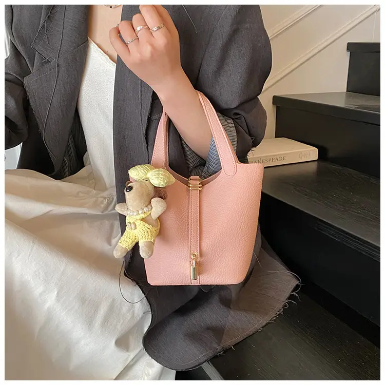 Women's Pink Teddy Bear Crossbody Bag 2025 — feature 33