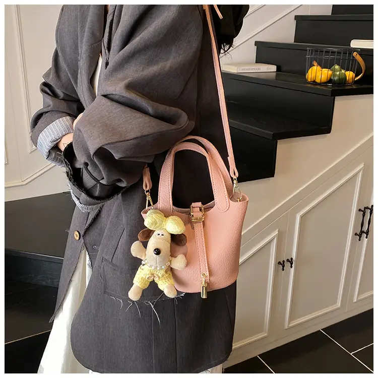 Women's Pink Teddy Bear Crossbody Bag 2025 — feature 35