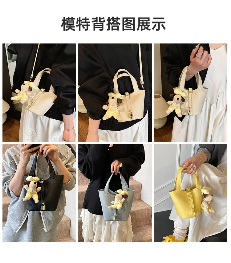 Women's Pink Teddy Bear Crossbody Bag 2025 — feature 5