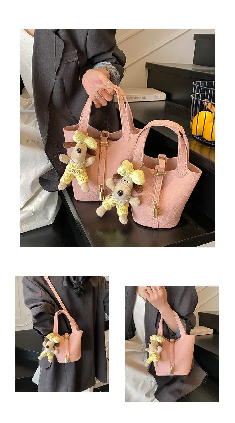 Women's Pink Teddy Bear Crossbody Bag 2025 — feature 6