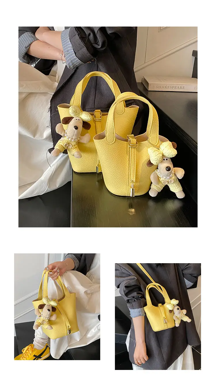 Women's Pink Teddy Bear Crossbody Bag 2025 — feature 7