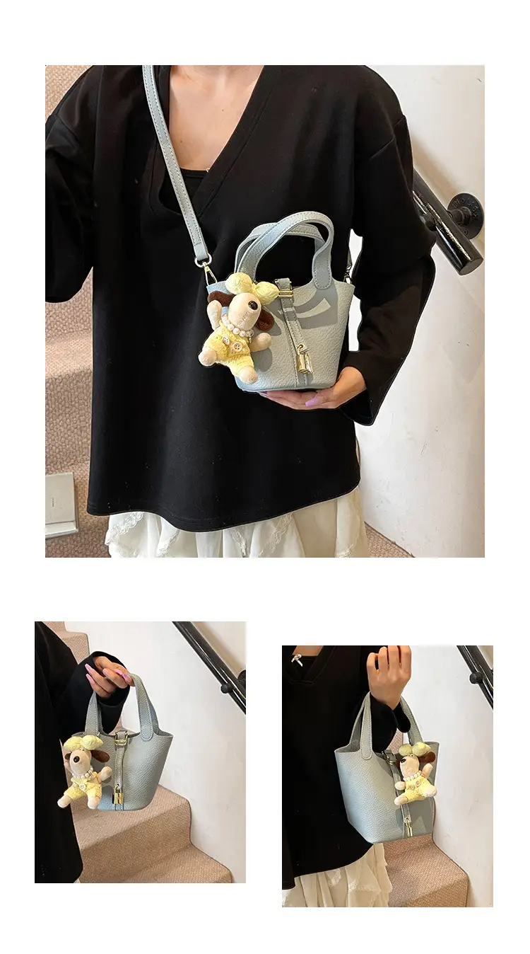 Women's Pink Teddy Bear Crossbody Bag 2025 — feature 8